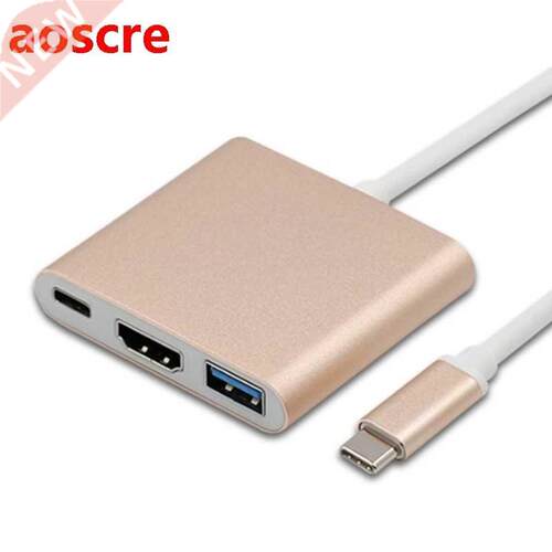 USB .1 Type-C Hub Adapter  in 1 Adapter HDMI Compatible Ad