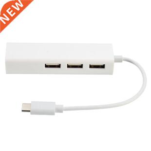 3 port Type-C USB 3.Fast Ethernet +USB 2.0 HUB 10 /100MB RJ4