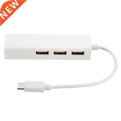 3 port Type-C USB 3.Fast Ethernet +USB 2.0 HUB 10 /100MB RJ4