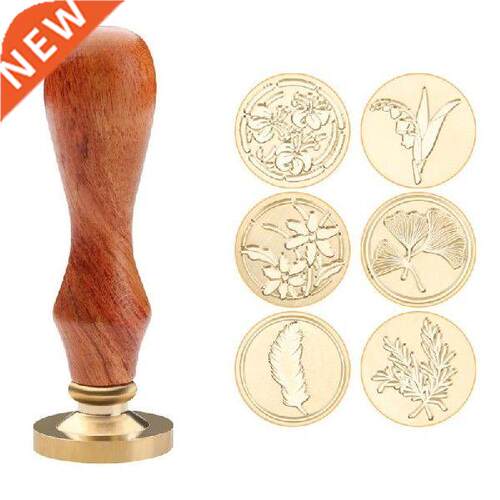 Retro Plants Metal Sealing Wax Seal Stamp for  Wedding