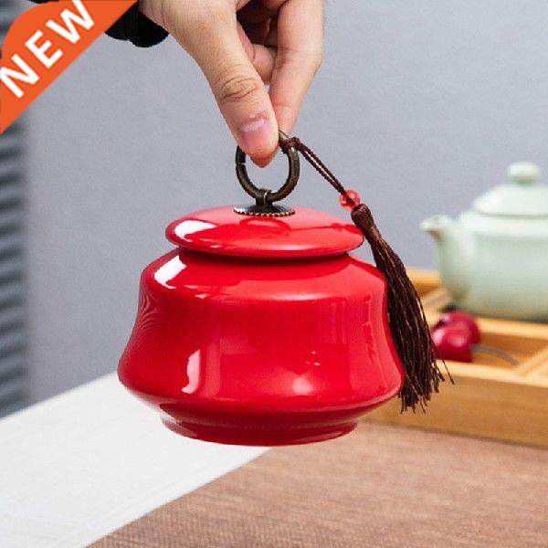 Portable Green Tea Sealed Cans Powder Jar Teaware with图片