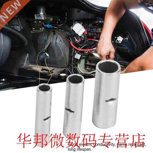 150pcs Non Insulated Bare Butt Connector Electrical Cable Wi
