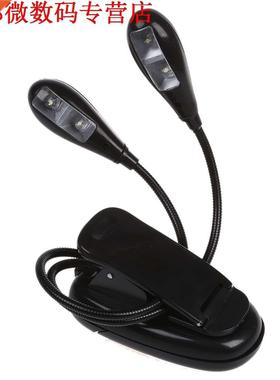 Clip 4 LEDs Leeslamp Clip Licht Klem Lamp Boek Lamp Muziek S