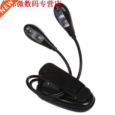 Clip 4 LEDs Leeslamp Clip Licht Klem Lamp Boek Lamp Muziek S