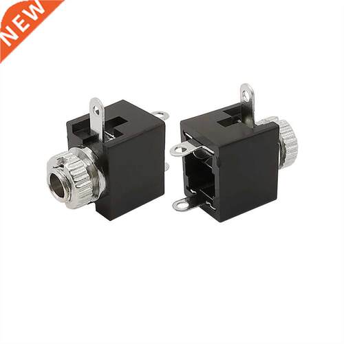 5Pcs PJ201M Female Audio Jack Socket Connector Mono Channel