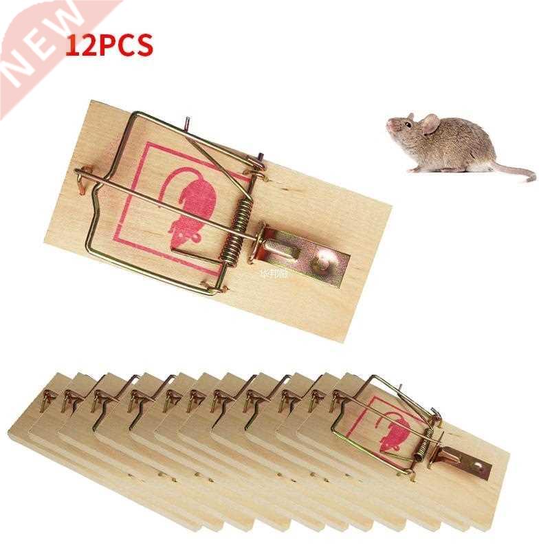 12pcs Reusable Catching Rats Rat Traps Rodent Mousetrap Bait