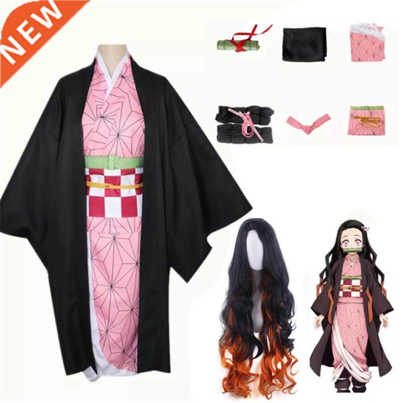 Anime Demon Slayer Brother and Sister Kamado Nezuko Hallowee