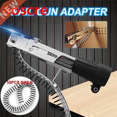 Automatic Screw Spike Chain Nail Gun Adapter Screw Gun for E