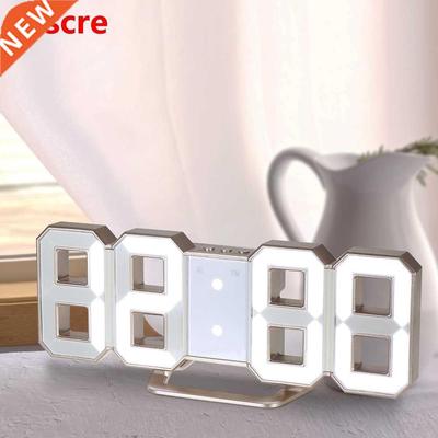 Multifunctional Large LED Digital Wall Clock 12H/24H Time Di