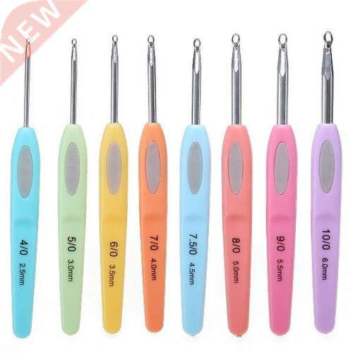 1 Set Durable Sewing Tool Aluminum Crochet Hooks 2.5mm-6mm