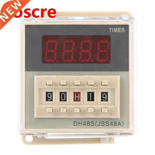 AC 220V Digital Display Time Delay Relay 0.01Second-99Hour 9