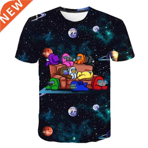 Baby Boys Among Us T shirt 2021 New Boy Summer TShirts Kids