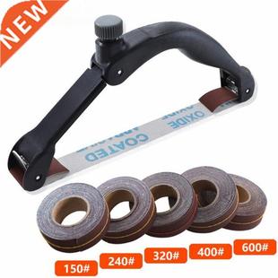 Hand-held Bow-shaped Sandpaper Holder Sanding Belt Holder Sa