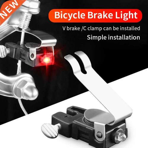 2pcs Waterproof Mini V Brake Bike Lig Tail Rear Bicycle