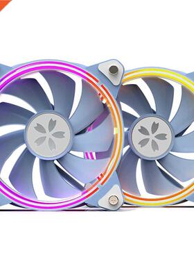 GB 12CM Cooling PC Computer CPU Cooler RGB Fans Integrated