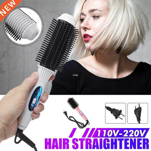 2 In1 Curling Ceramic Hair Straightener Fashion Electric Hai