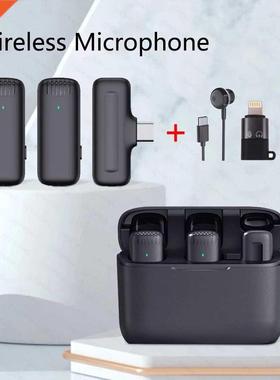Wireless Lapel Microphone Lavalier Mic Noise Reduction Live