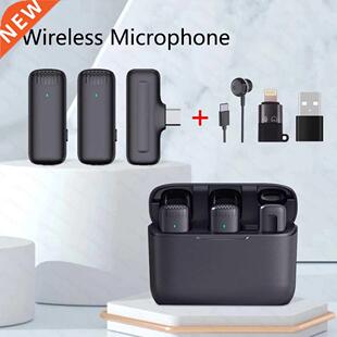Wireless Lapel Microphone Lavalier Mic Noise Reduction Live