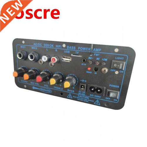 AC 220V 12v 24v Digital Bluetooth Stereo Amplifier Board Car