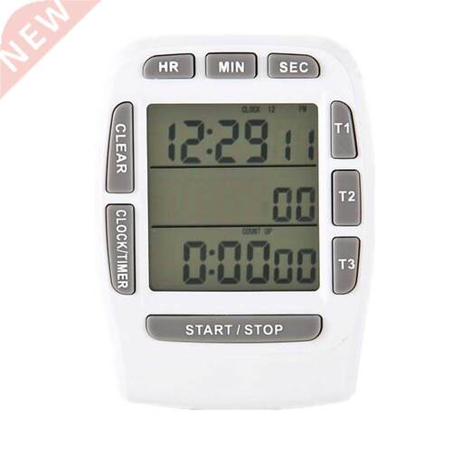 New LCD Multi-Channel Digital Kitchen Timer Time CountDown L