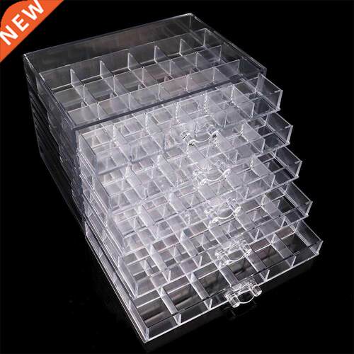 New 120 Grids Acrylic Makeup Organizer Storage Box Cosmetic
