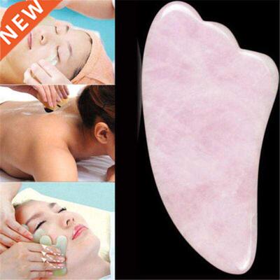 1 pcs Professional Rose Quartz Gua Sha Guasha Board Face