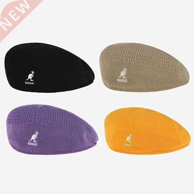 kangaroo Knitted Mesh Beret Women's r British Retro Kangol B