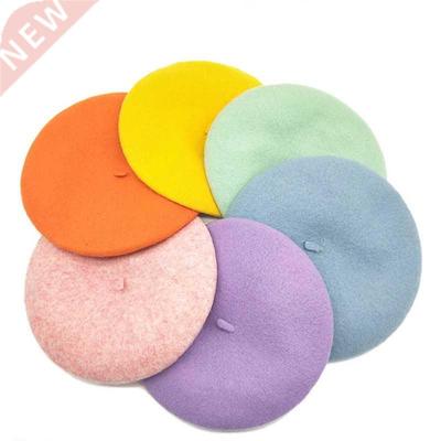 Kids High Quality Pure Wool Beret girl Fashion British Style
