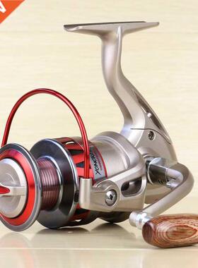 Carrete de pesca giratorio de Metal serie 1000-7000, balanc