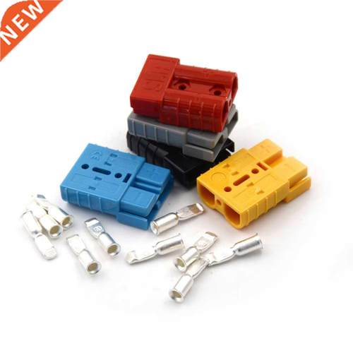 1SET 50A 600V Power Connector Plug 1pcxPlug + 2pc Contacts T