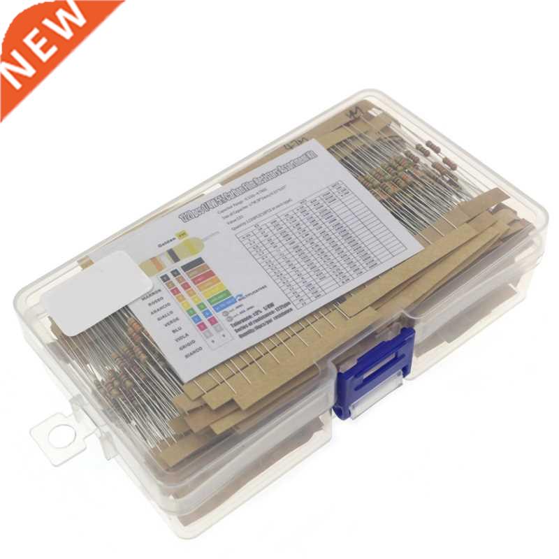 0.33-4.7M Carbon Resistance 122Values Each 10 pcs 1/4W Carbo