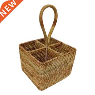 Wicker Basket Natural Hand Woven Storage Picnic Basket