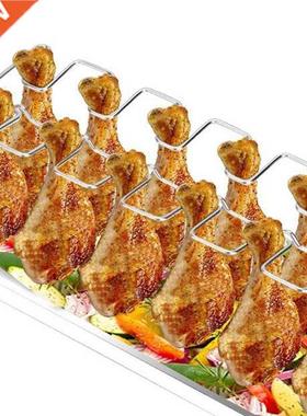 14 Slot Roaster Oven Grill Stainless Steel Chicken Wing Leg