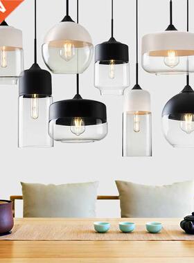 Nordic Pendant Lamp Modern Glass Hanging LED Lig Fixtures