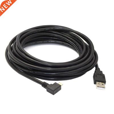 Right Angled 90 Degree Micro-USB Male to USB 2.0 Data Charge
