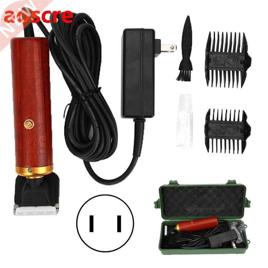 Pet Hair Trimmer Plug-In Electric Rosewood Handle Haircut Sh