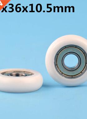 1Pcs 10x6x10.5 mm Nylon Plastic Wheel With Bearings Europea