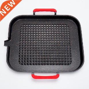 Korean baking pan outdoor aluminum non-stick barbecue plate