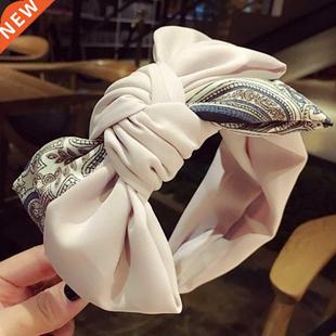 2022 New Women Headband Twist Hairband Girl Bows Headbands C