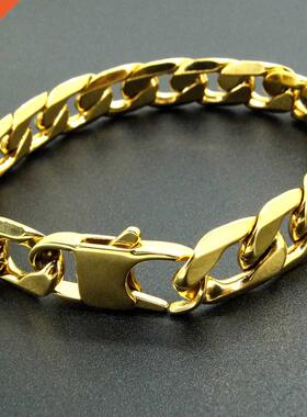 100% Stainless Steel Bracelet 6/8/12 mm 8 Inches Curb Cuban
