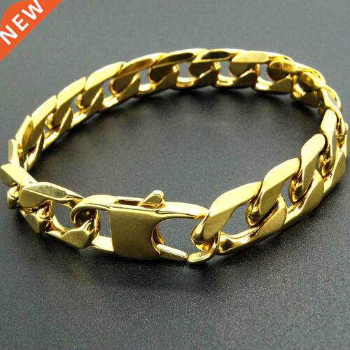 100% Stainless Steel Bracelet 6/8/12 mm 8 Inches Curb Cuban