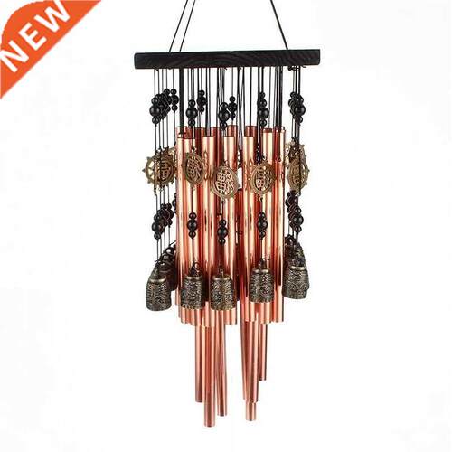 Outdoor Indoor Metal Tube Wind Chime with Copper Bell Large