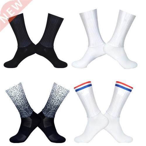 New Summer Breathable Cycling Socks Men Anti Slip Seamless A