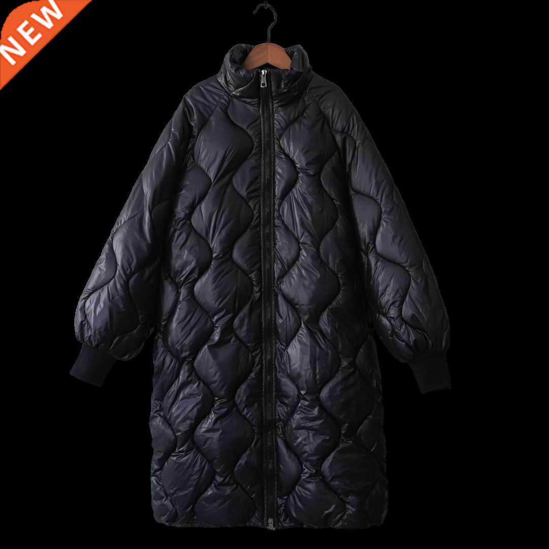 Woman Parkas Clothing for Women Jacket Beige Black Cotton Ca图片