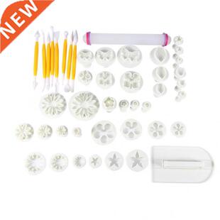 Set of 46 Cutters Cake Decoration Baking Sugarcraft Clay Fo