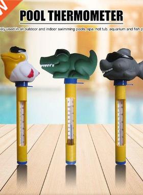 Swmmng Pool Floatng Water Thermometer Cartoon Spa Pool