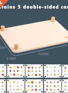 Montessori Memory Match Chess Game 3D Puzzles Wooden Early E