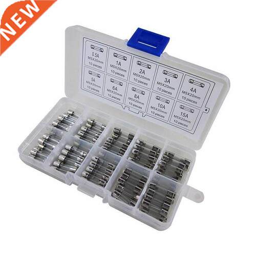 100pcs 5x20mm Fast Blow Glass Assorted Fuse