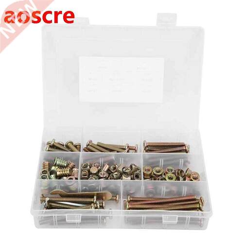 Screw Screw Nuts Set Zinc Alloy Installation for Basic Maint