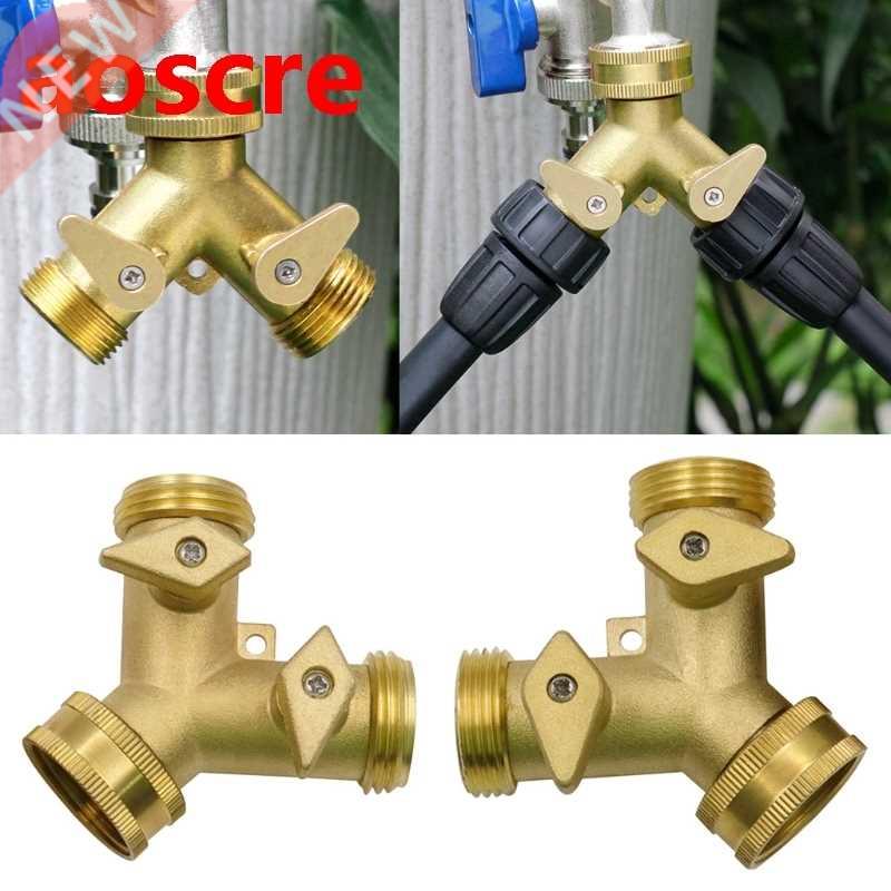 Y-Type 2 Way Diverter Valves Faucet Splitter Connector Garde